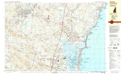 United States Geological Survey Exeter, NH-MA (1992, 25000-Scale) digital map