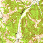 United States Geological Survey Exie, KY (1953, 24000-Scale) digital map