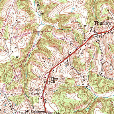 United States Geological Survey Exie, KY (1961, 24000-Scale) digital map