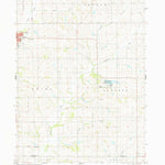 United States Geological Survey Exira East, IA (1983, 24000-Scale) digital map