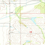 United States Geological Survey Exira East, IA (1983, 24000-Scale) digital map