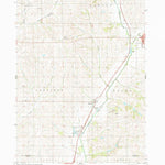 United States Geological Survey Exira West, IA (1983, 24000-Scale) digital map