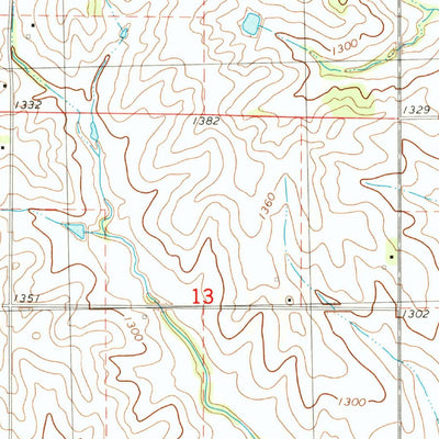 United States Geological Survey Exira West, IA (1983, 24000-Scale) digital map
