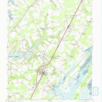 United States Geological Survey Exmore, VA (1968, 24000-Scale) digital map