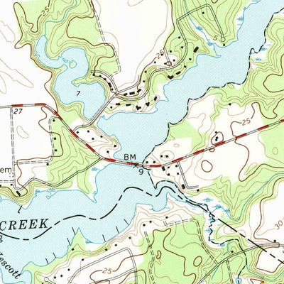 United States Geological Survey Exmore, VA (1968, 24000-Scale) digital map