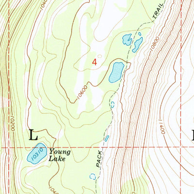 United States Geological Survey Explorer Peak, UT (1967, 24000-Scale) digital map