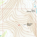 United States Geological Survey Explorer Peak, UT (1967, 24000-Scale) digital map