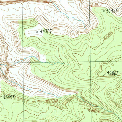 United States Geological Survey Explorers Monument, AZ (1988, 24000-Scale) digital map