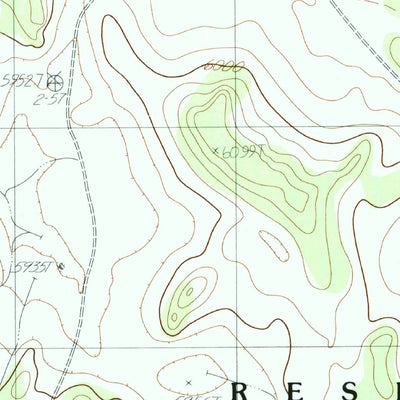 United States Geological Survey Explosive Rock, AZ (1985, 24000-Scale) digital map