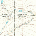 United States Geological Survey Exum, TX (1965, 24000-Scale) digital map