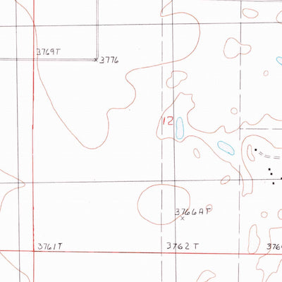 United States Geological Survey Eyraud Lakes, MT (1987, 24000-Scale) digital map