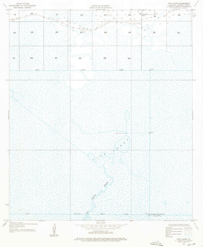United States Geological Survey F-R Ranch, LA (1934, 24000-Scale) digital map