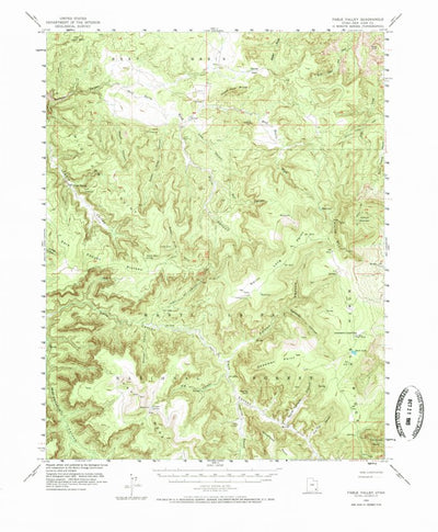 United States Geological Survey Fable Valley, UT (1954, 62500-Scale) digital map