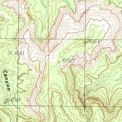 United States Geological Survey Fable Valley, UT (1985, 24000-Scale) digital map