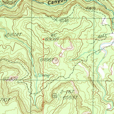 United States Geological Survey Fable Valley, UT (1985, 24000-Scale) digital map