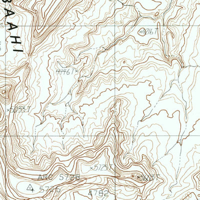 United States Geological Survey Face Canyon, AZ (1985, 24000-Scale) digital map