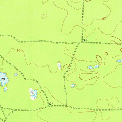 United States Geological Survey Faceville, GA (1974, 24000-Scale) digital map