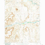 United States Geological Survey Factory Butte, UT (1954, 62500-Scale) digital map