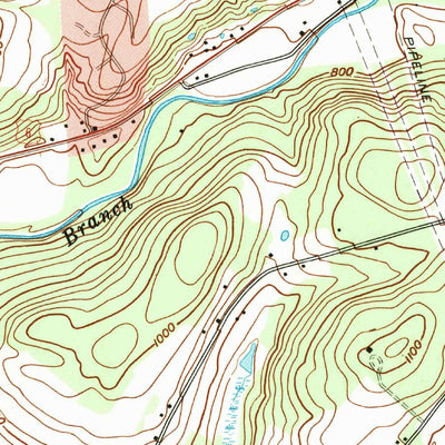 United States Geological Survey Factoryville, PA (1994, 24000-Scale) digital map