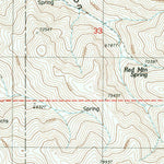 United States Geological Survey Fagin Mountain, NV (1986, 24000-Scale) digital map