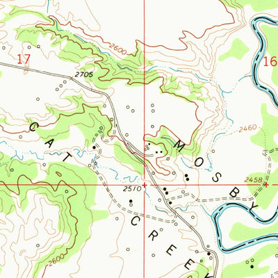 United States Geological Survey Fail Ranch, MT (1967, 24000-Scale) digital map