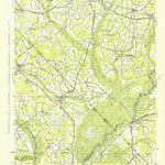 United States Geological Survey Fair Bluff, NC-SC (1943, 62500-Scale) digital map