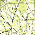 United States Geological Survey Fair Bluff, NC-SC (1943, 62500-Scale) digital map