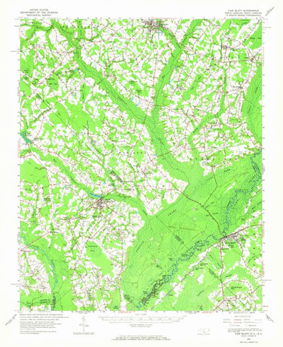 United States Geological Survey Fair Bluff, NC-SC (1962, 62500-Scale) digital map