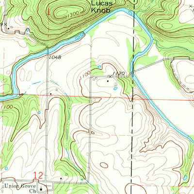 United States Geological Survey Fair Grove, MO (1970, 24000-Scale) digital map