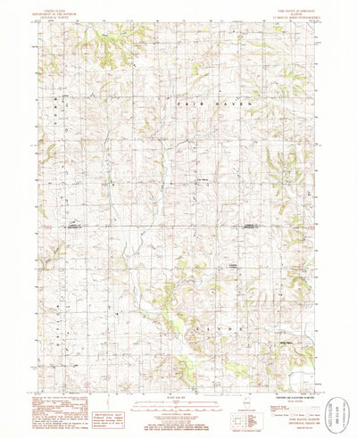 United States Geological Survey Fair Haven, IL (1985, 24000-Scale) digital map