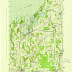 United States Geological Survey Fair Haven, NY (1943, 31680-Scale) digital map