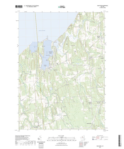 United States Geological Survey Fair Haven, NY (2023, 24000-Scale) digital map