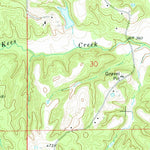 United States Geological Survey Fair Oak Springs, MS (1972, 24000-Scale) digital map