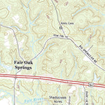 United States Geological Survey Fair Oak Springs, MS (2020, 24000-Scale) digital map