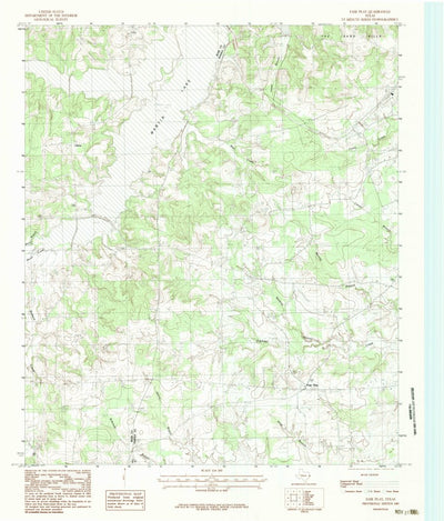 United States Geological Survey Fair Play, TX (1983, 24000-Scale) digital map