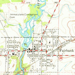 United States Geological Survey Fairbank, IA (1971, 24000-Scale) digital map