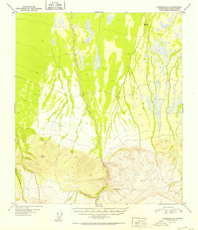 United States Geological Survey Fairbanks A-1, AK (1952, 63360-Scale) digital map