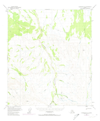 United States Geological Survey Fairbanks A-3, AK (1950, 63360-Scale) digital map