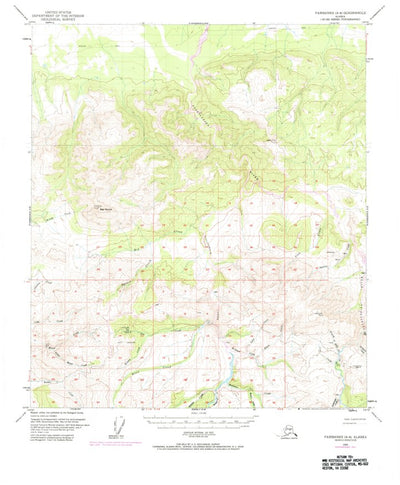 United States Geological Survey Fairbanks A-4, AK (1950, 63360-Scale) digital map