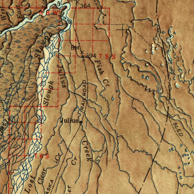 United States Geological Survey Fairbanks, AK (1951, 250000-Scale) digital map