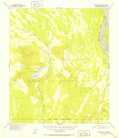 United States Geological Survey Fairbanks B-1, AK (1951, 63360-Scale) digital map