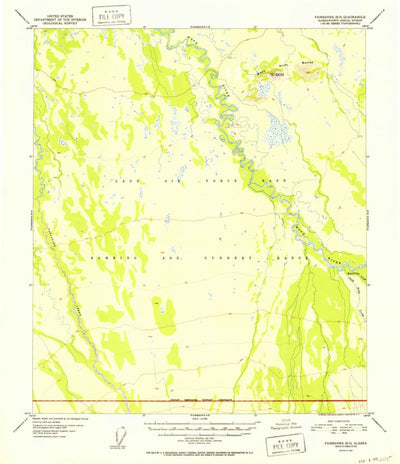 United States Geological Survey Fairbanks B-3, AK (1952, 63360-Scale) digital map