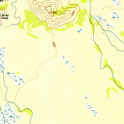 United States Geological Survey Fairbanks B-3, AK (1952, 63360-Scale) digital map