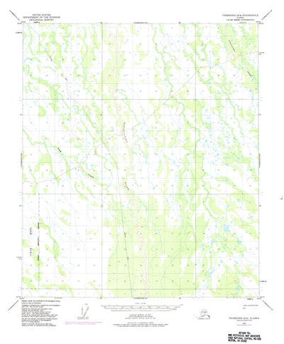 United States Geological Survey Fairbanks B-4, AK (1949, 63360-Scale) digital map