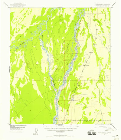 United States Geological Survey Fairbanks B-5, AK (1949, 63360-Scale) digital map