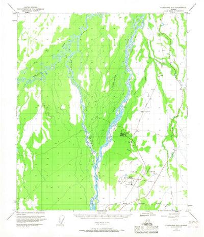 United States Geological Survey Fairbanks B-5, AK (1950, 63360-Scale) digital map