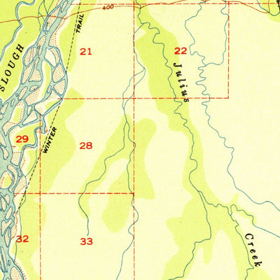 United States Geological Survey Fairbanks B-5, AK (1951, 63360-Scale) digital map