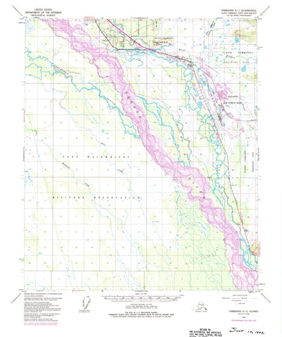 United States Geological Survey Fairbanks C-1, AK (1950, 63360-Scale) digital map