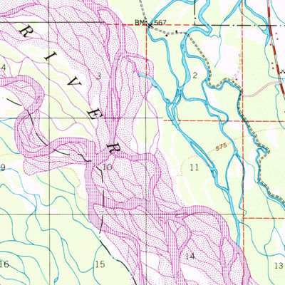 United States Geological Survey Fairbanks C-1, AK (1950, 63360-Scale) digital map