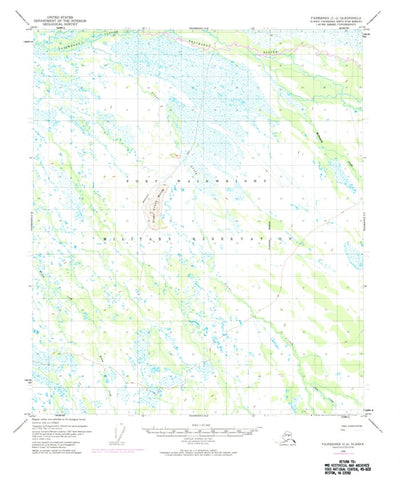United States Geological Survey Fairbanks C-2, AK (1949, 63360-Scale) digital map